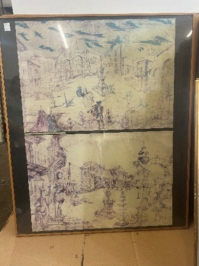 Cinecittà Illustrated Poster